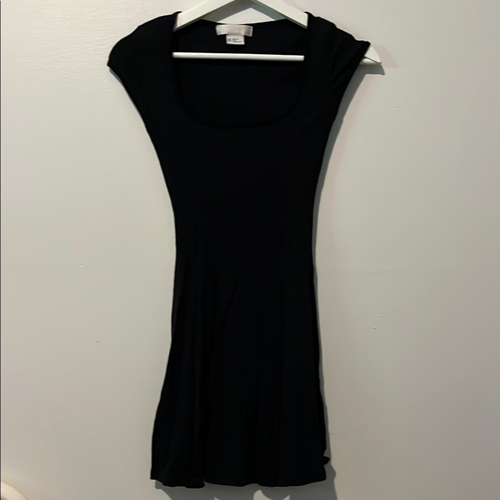 Cooperative Black Fit and Flare Mini Dress